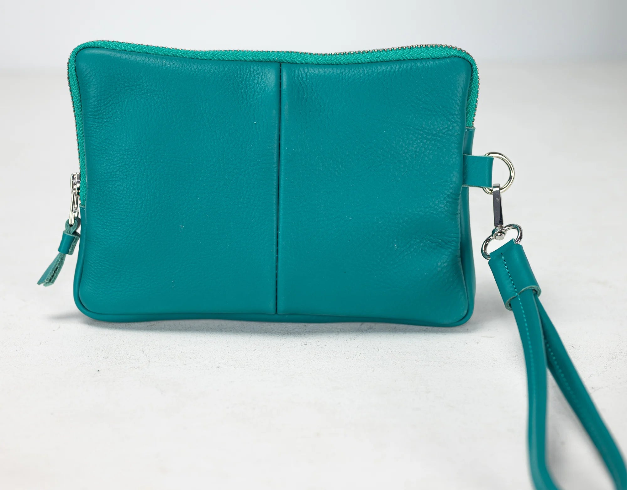 Antheia Wallet - Teal Blue Leather