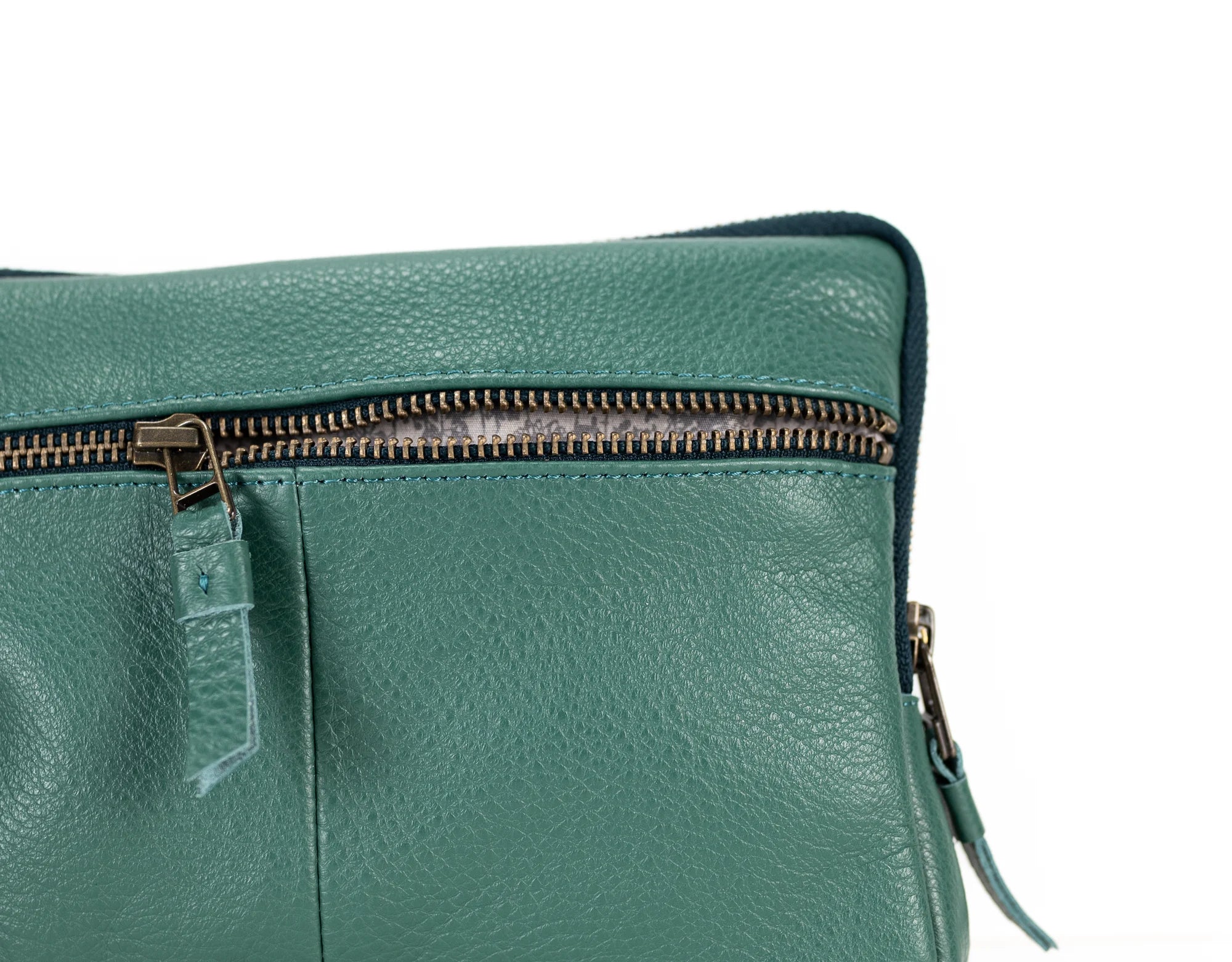 Antheia Wallet - Petrol Green Leather