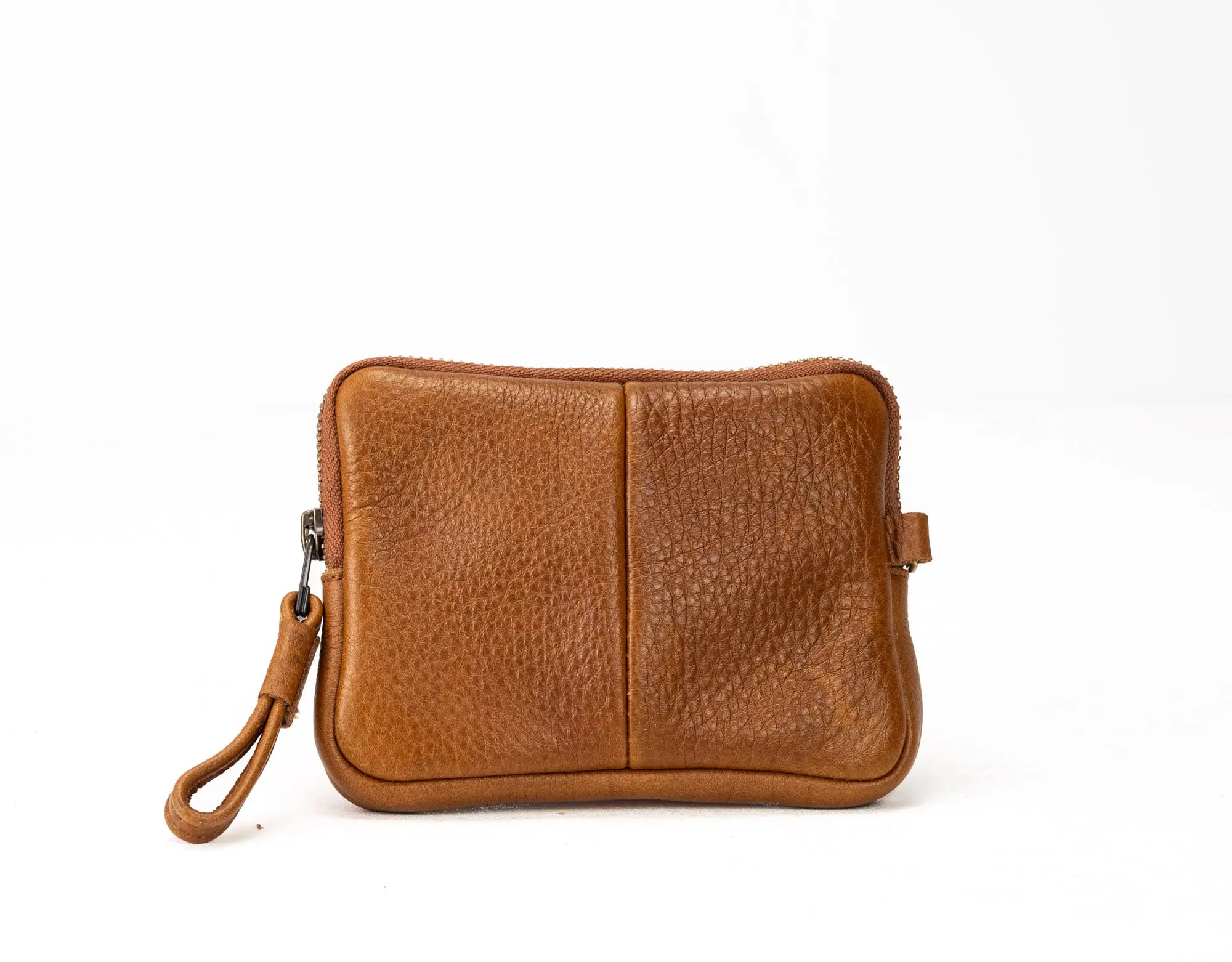 Antheia Mini wallet - Brown Leather