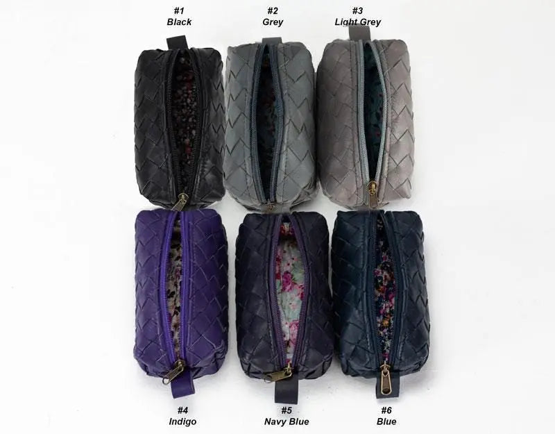 REC MINI Case - Handwoven Sheepskin Leather