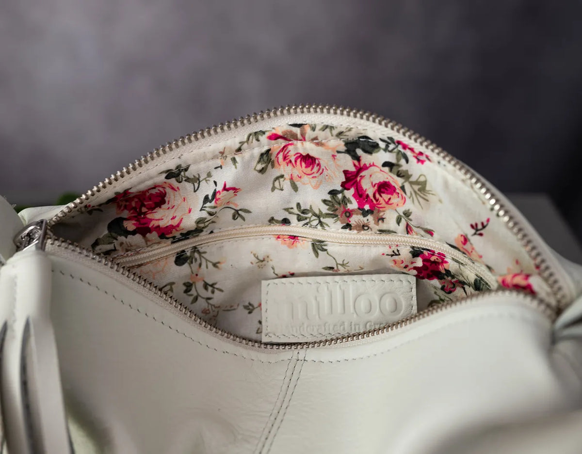 Ariadne case - Offwhite leather