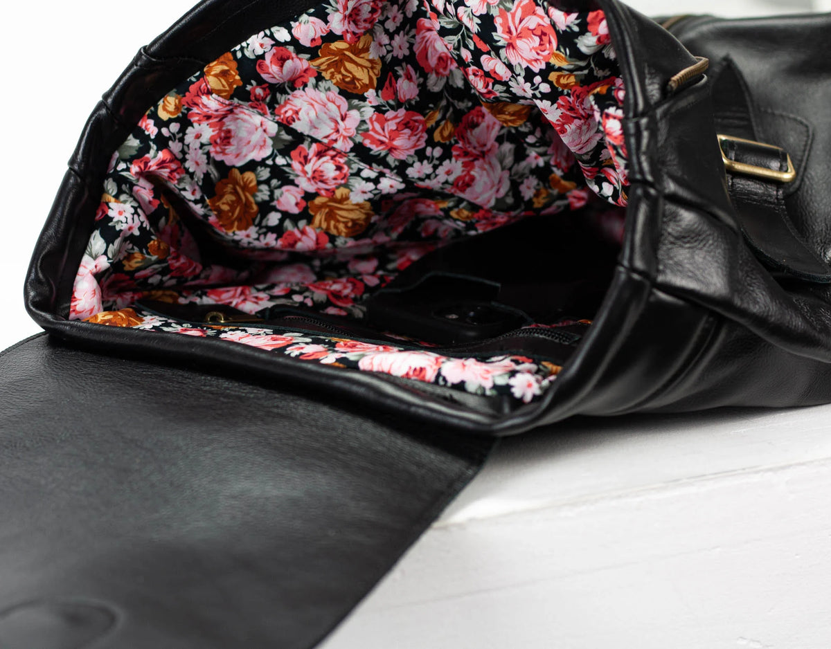 Σακίδιο Πλάτης Artemis - Μαύρο δέρμα