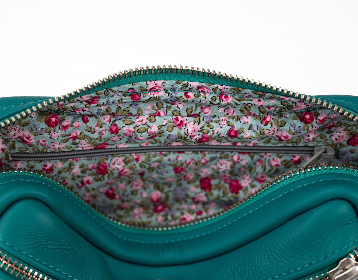 Brick case - Teal Blue leather