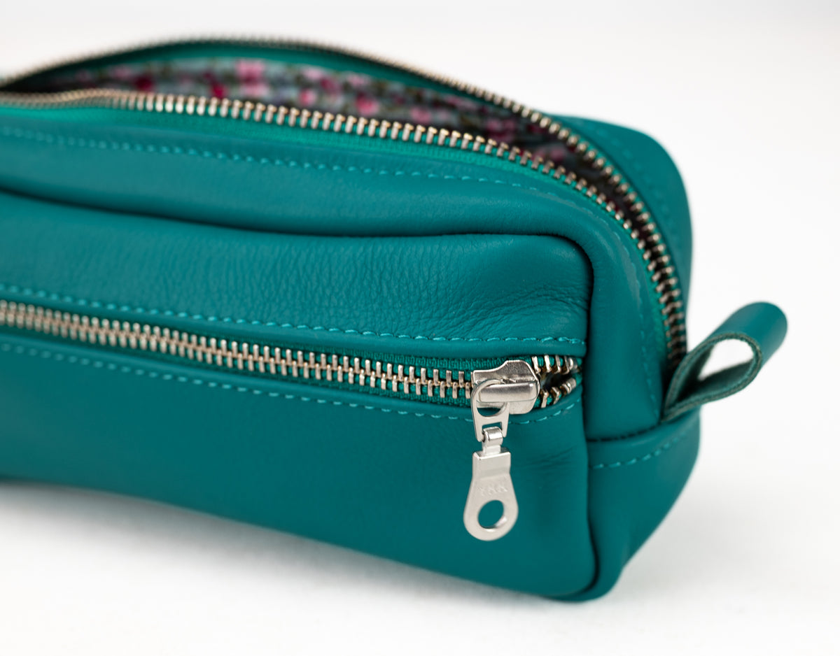 Brick case - Teal Blue leather