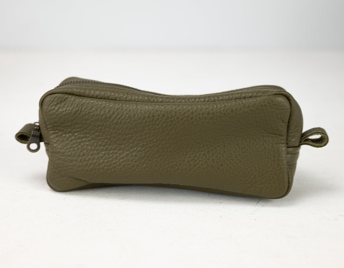 Brick case - Green leather