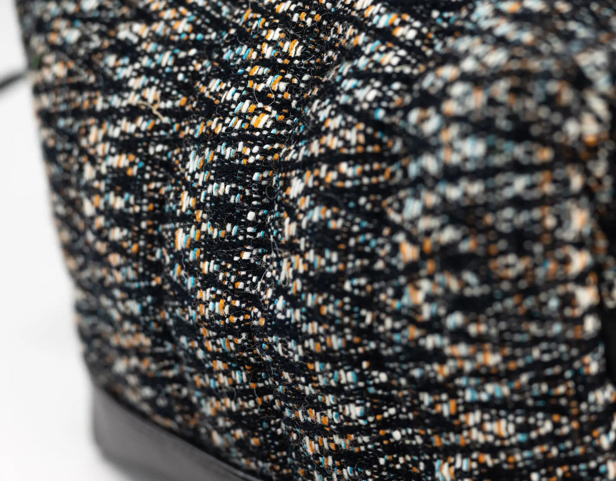 Calliope bag - Leather and Black wool