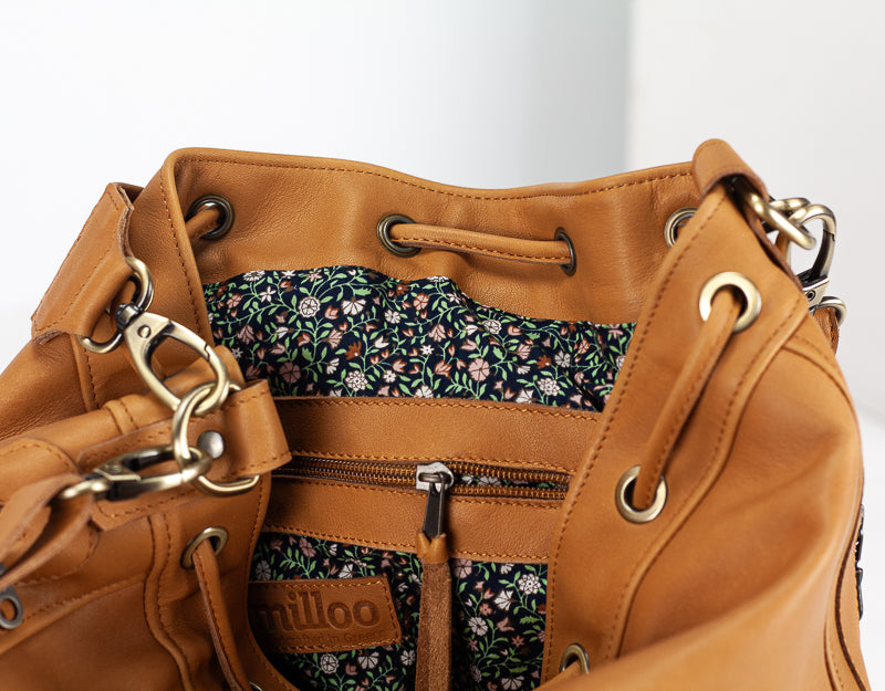 Danae bag - Tabac brown leather