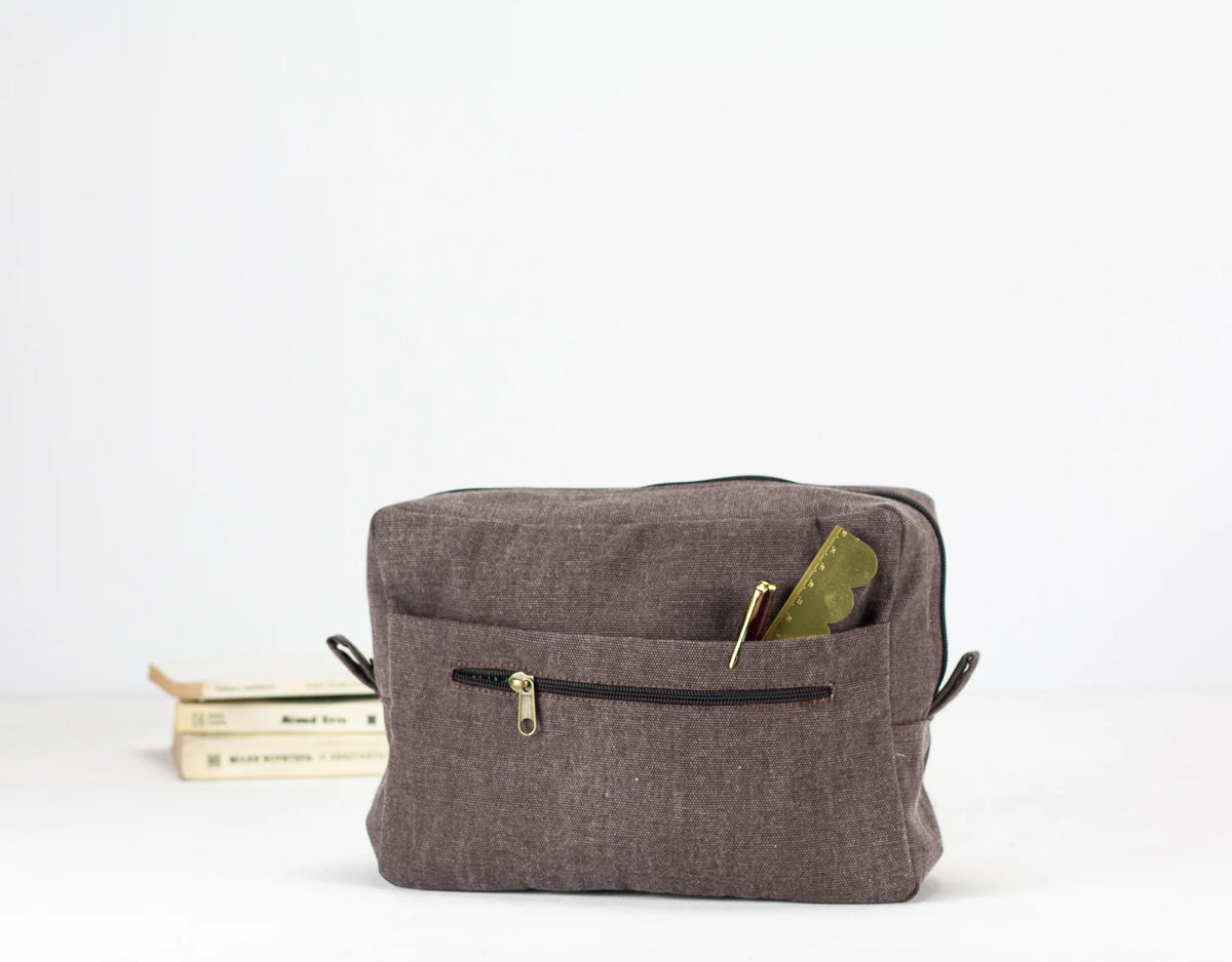 Ydra organizer - Brown canvas