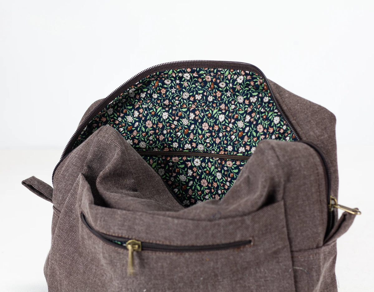 Ydra organizer - Brown canvas