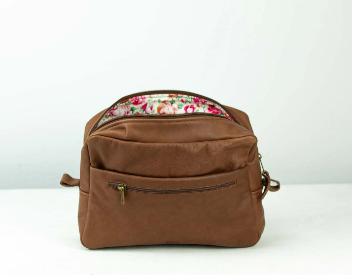 Ydra organizer - Chocolate Brown leather