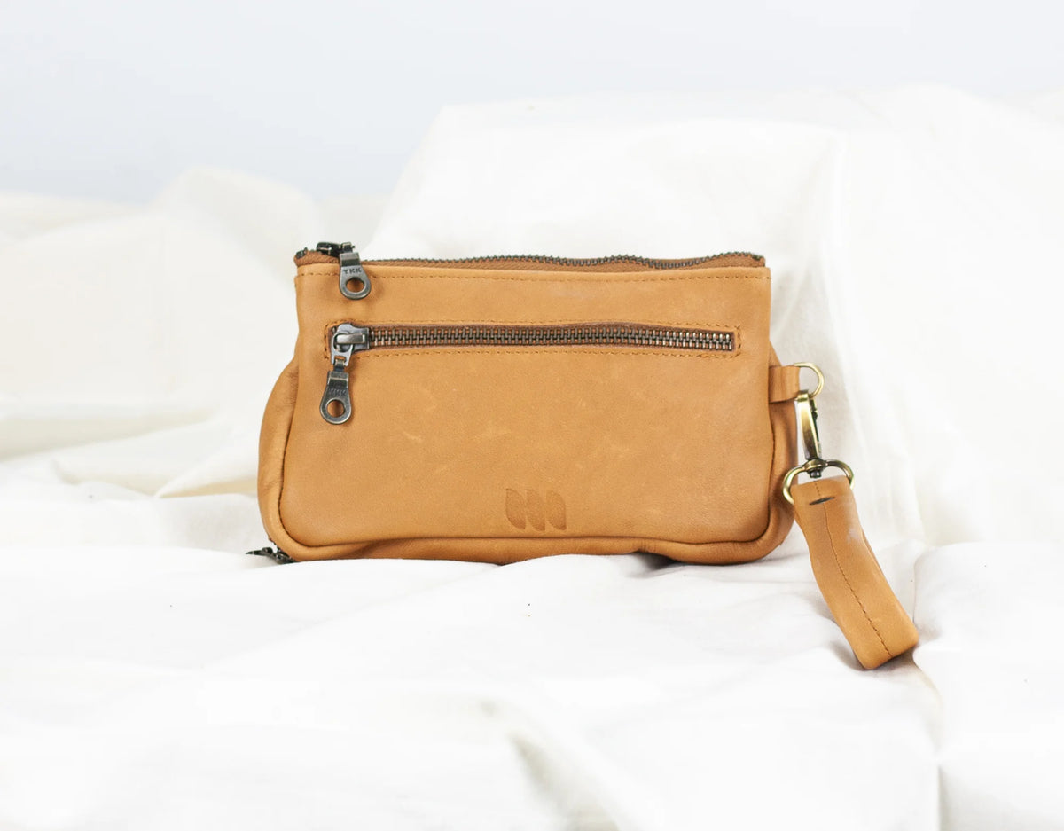 Thalia wallet - Tabac brown leather