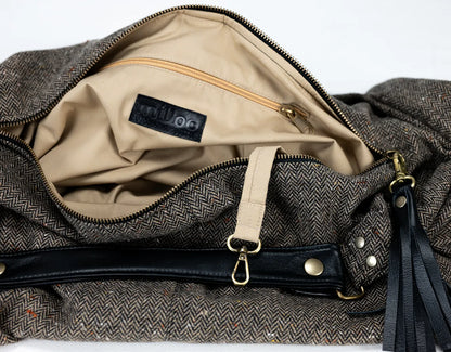 Kallia bag in Fabric with Leather