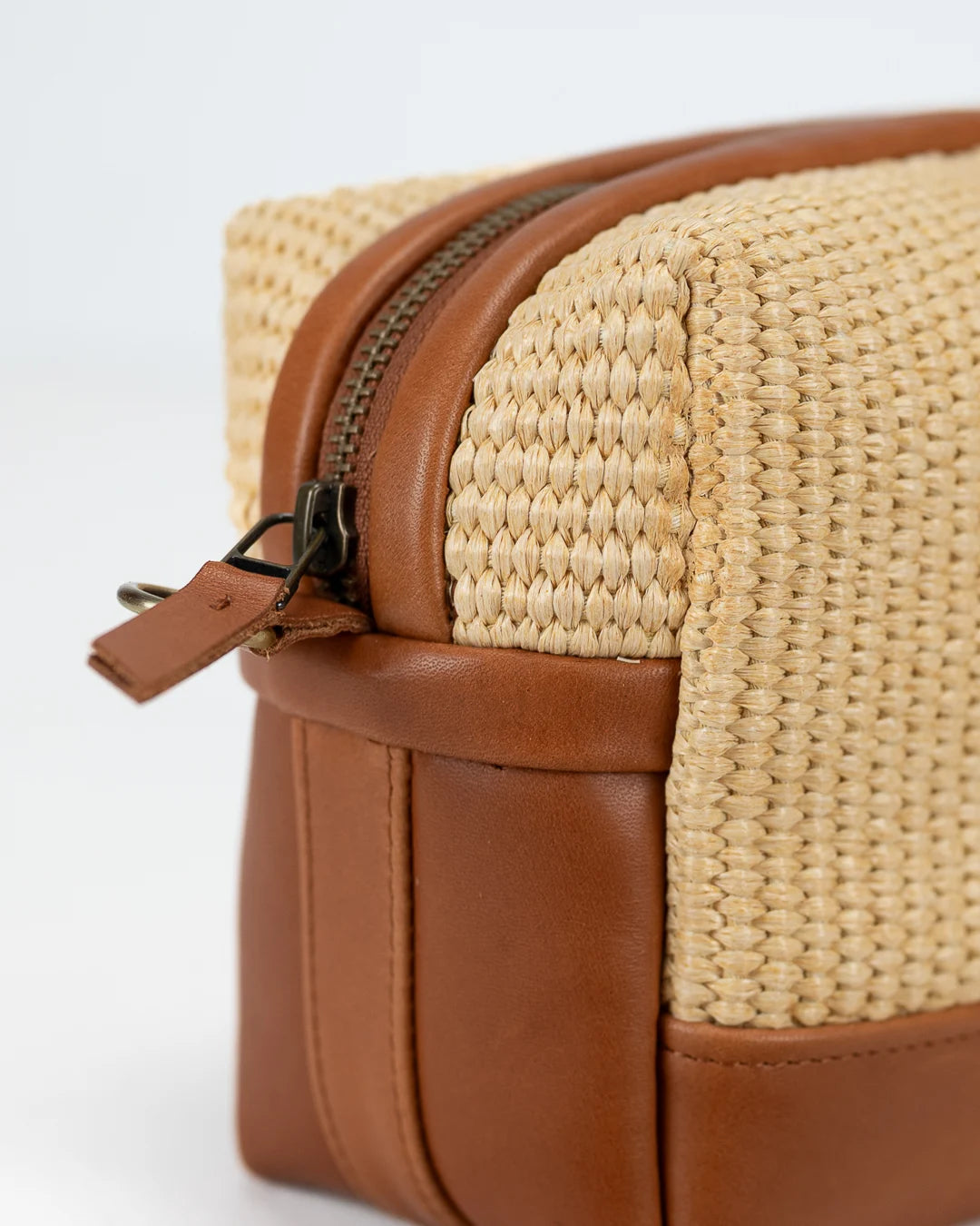 Calliope bag - Leather and Raffia