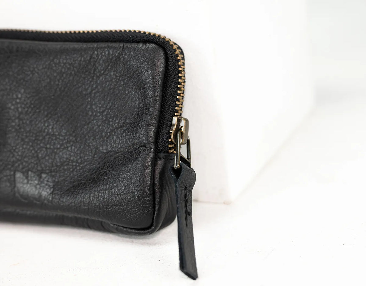 Myrto wallet - Black leather