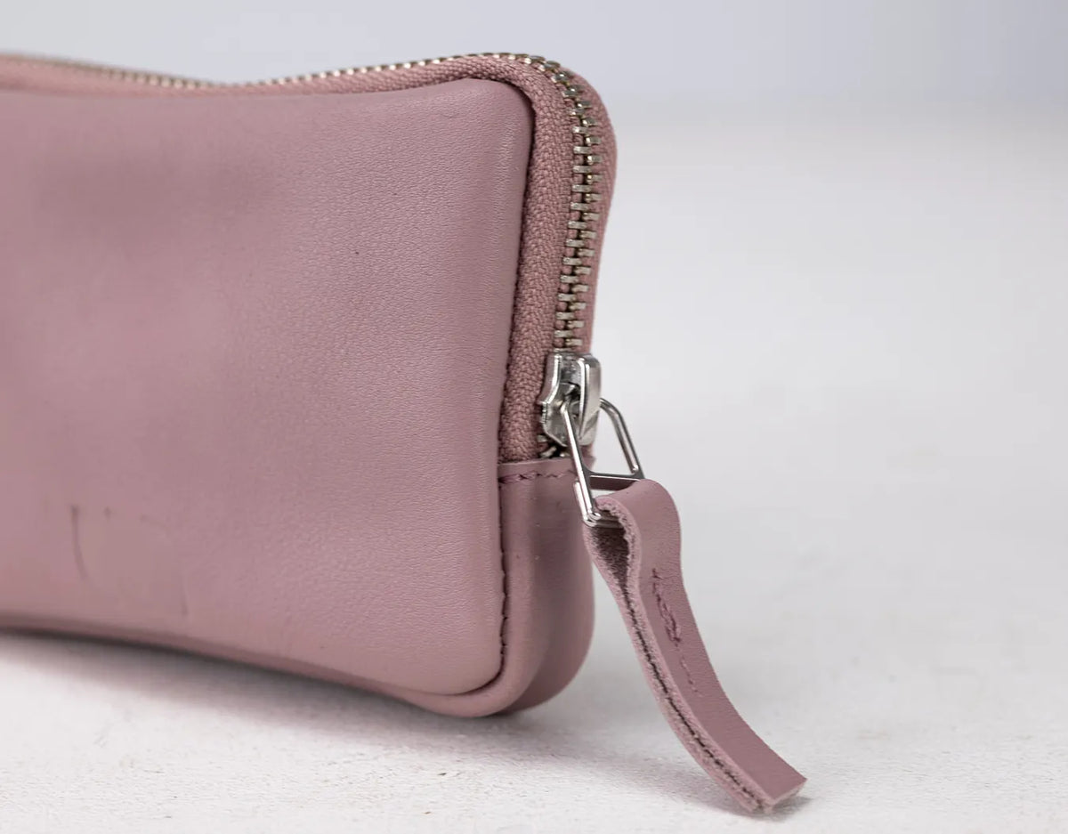 Myrto wallet - Sandy Pink leather