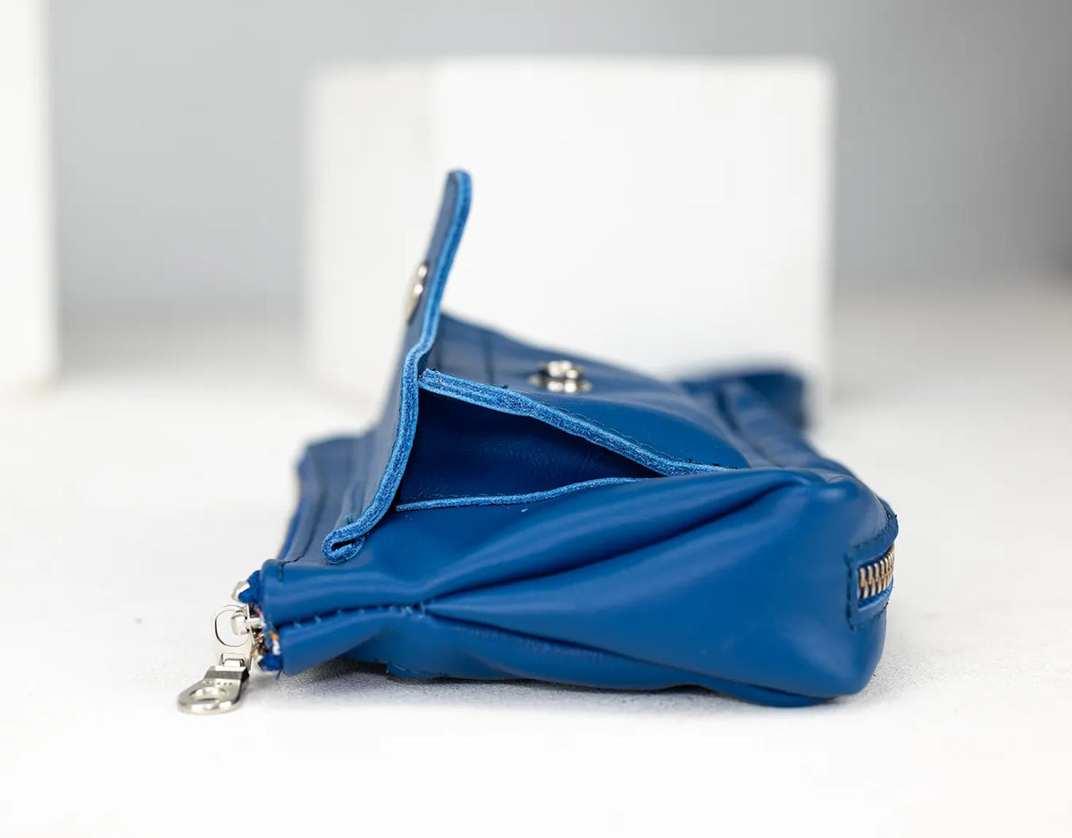 Thalia wallet - Royal blue leather