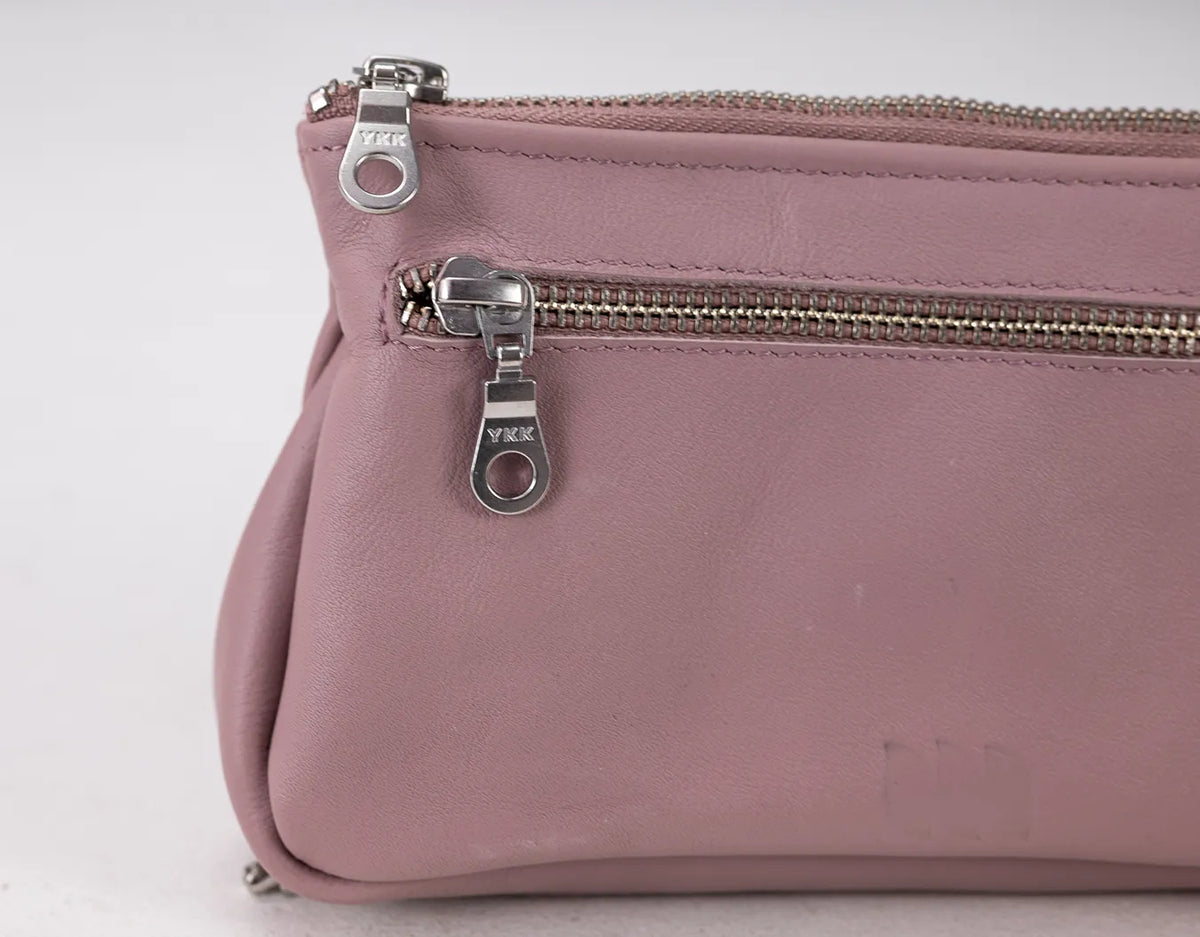 Thalia wallet - Sandy Pink leather