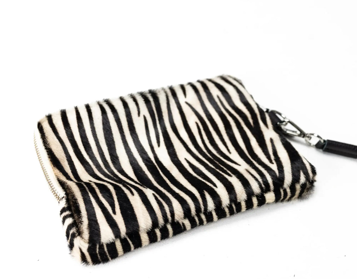 Antheia wallet - Zebra cowhide