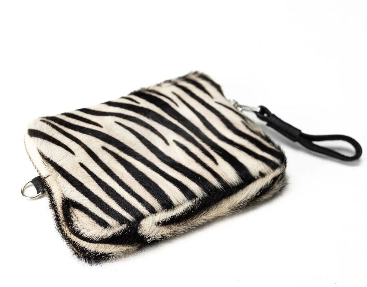 Antheia wallet - Zebra cowhide