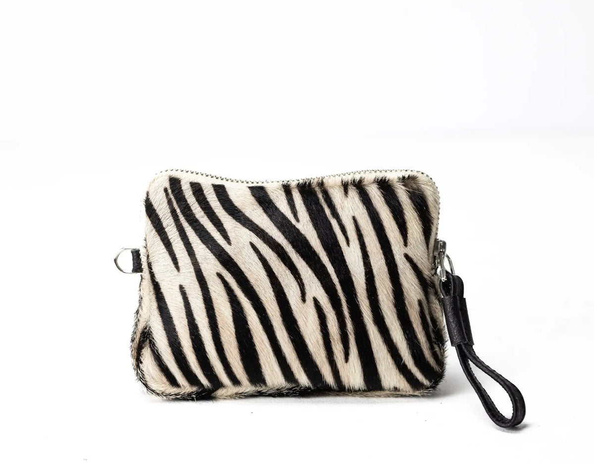 Antheia wallet - Zebra cowhide