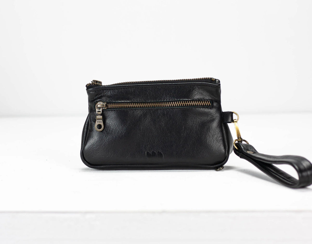 Thalia wallet - Black leather
