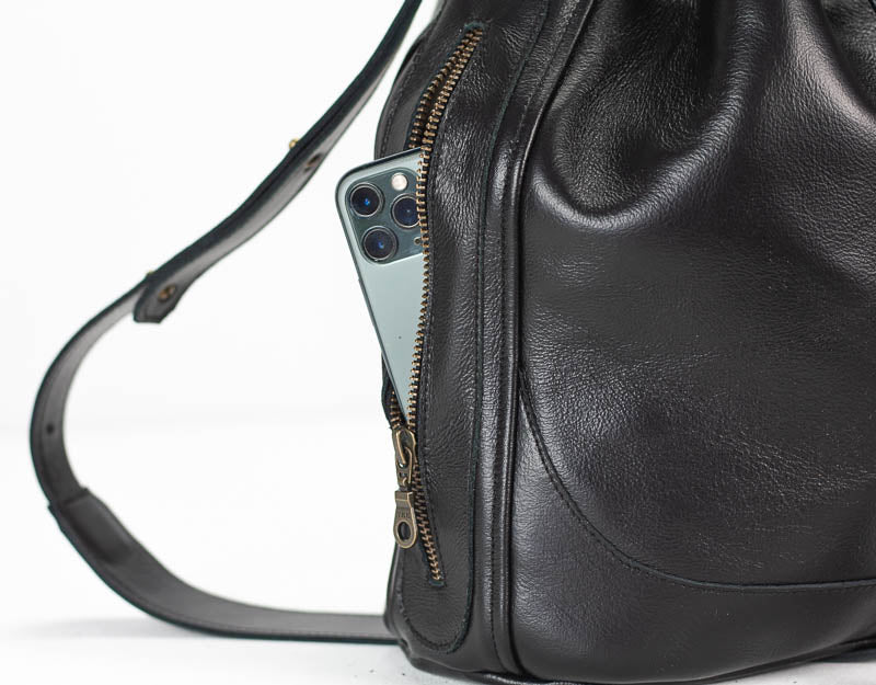 Danae bag - Black leather