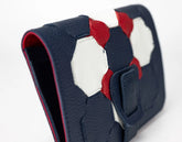 Phone case with soccer ball design on a white background