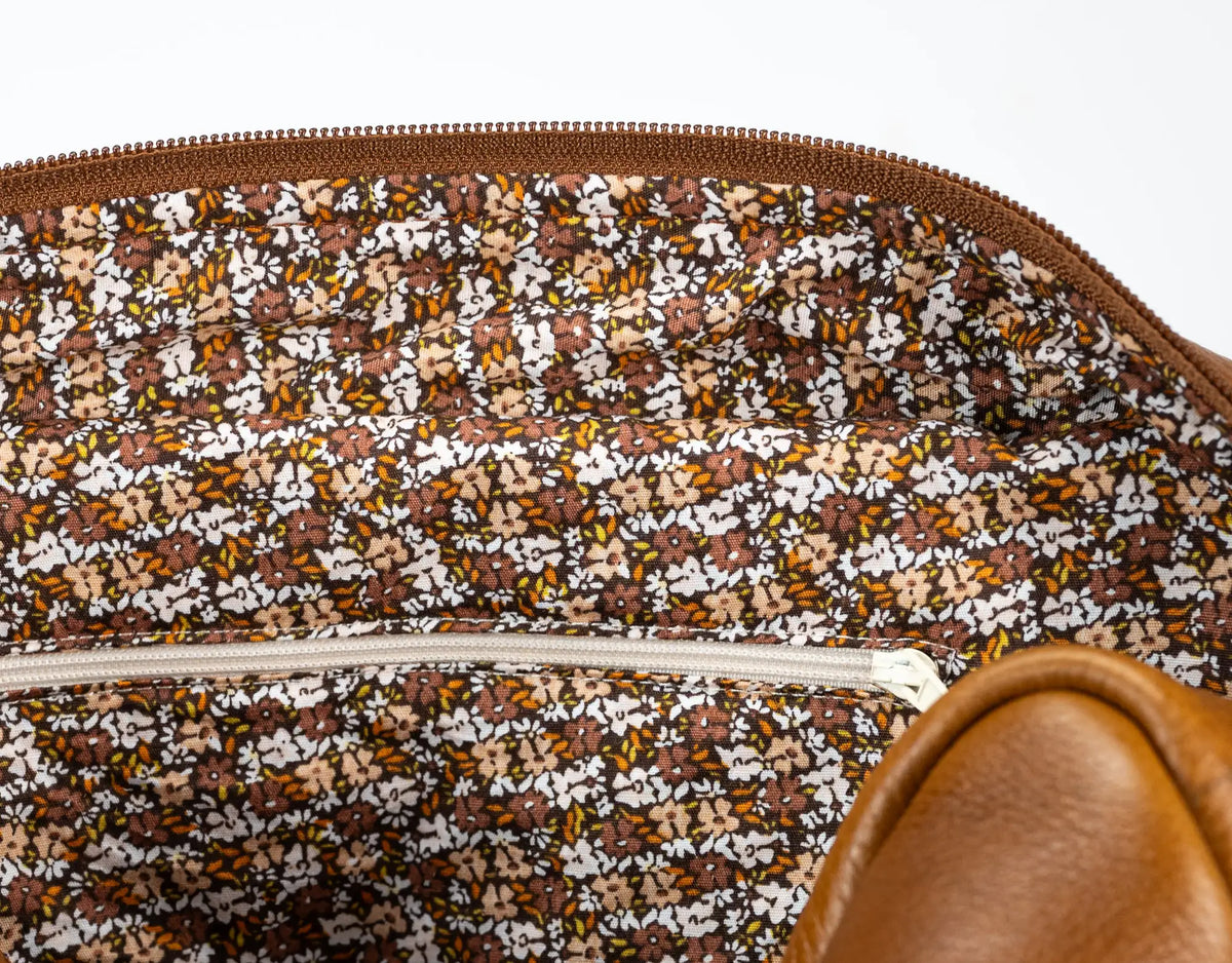 Ydra organizer - Brown leather