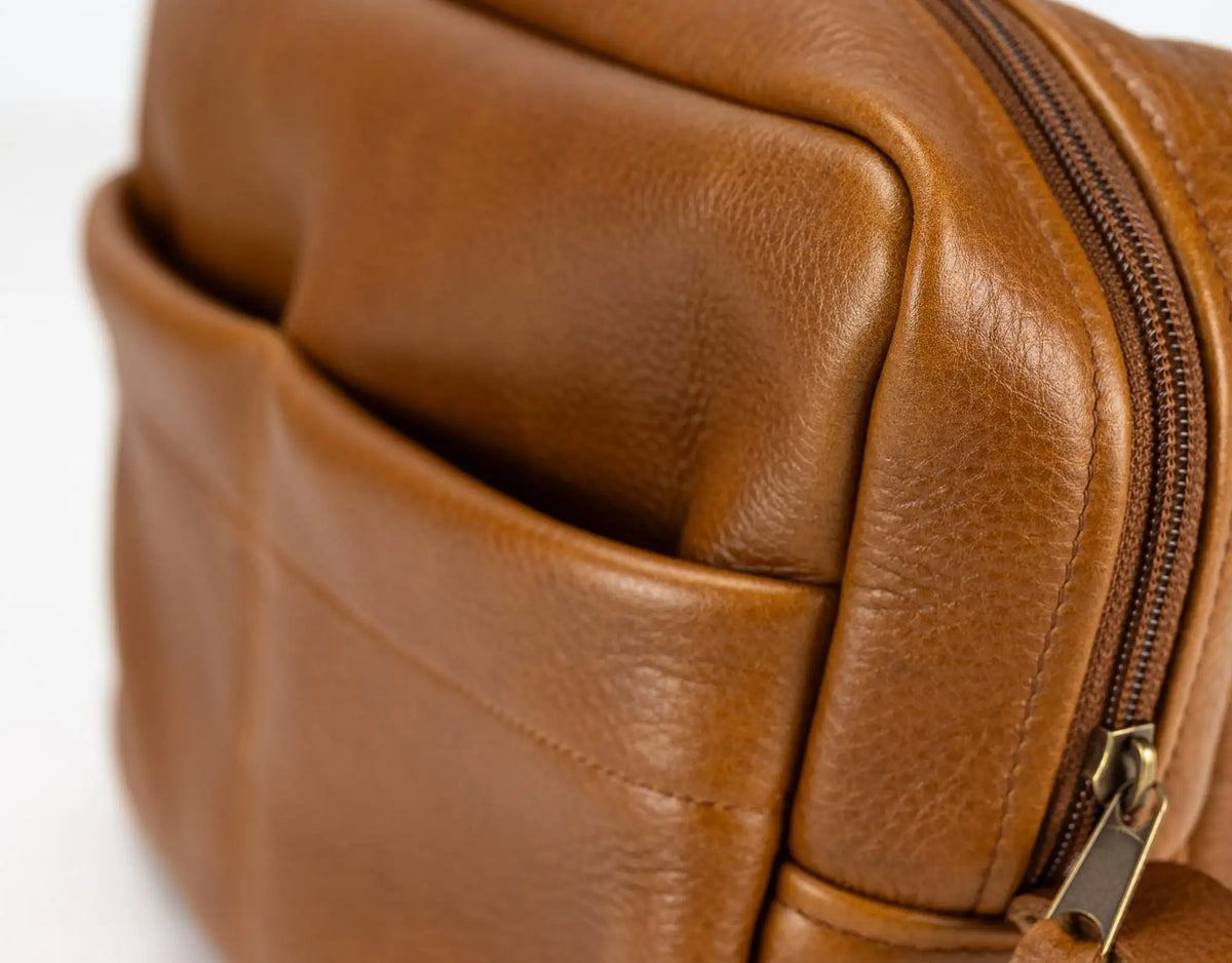 Ydra organizer - Brown leather