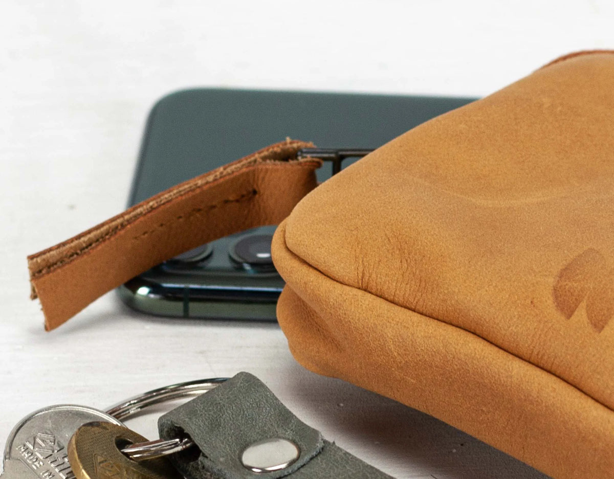 Myrto wallet - Peru Brown leather