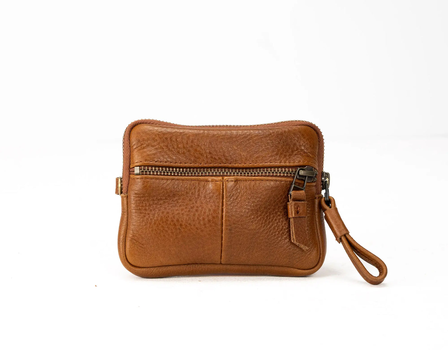 Antheia Mini wallet - Brown Leather