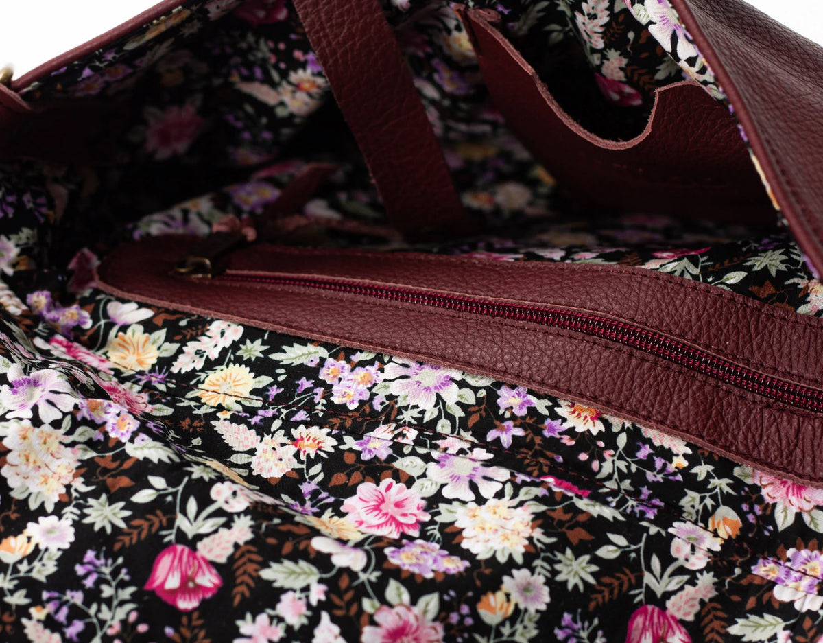 Φάκελος Eratο - Μπορντώ δέρμα