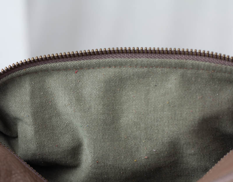 Skiron case- Coffee Brown leather - milloobags