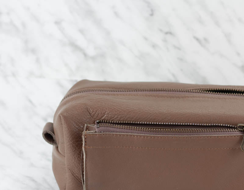 Skiron case- Coffee Brown leather - milloobags