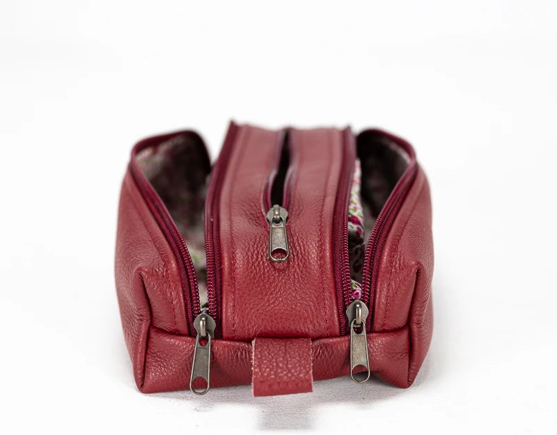2Rec case - Deep red leather