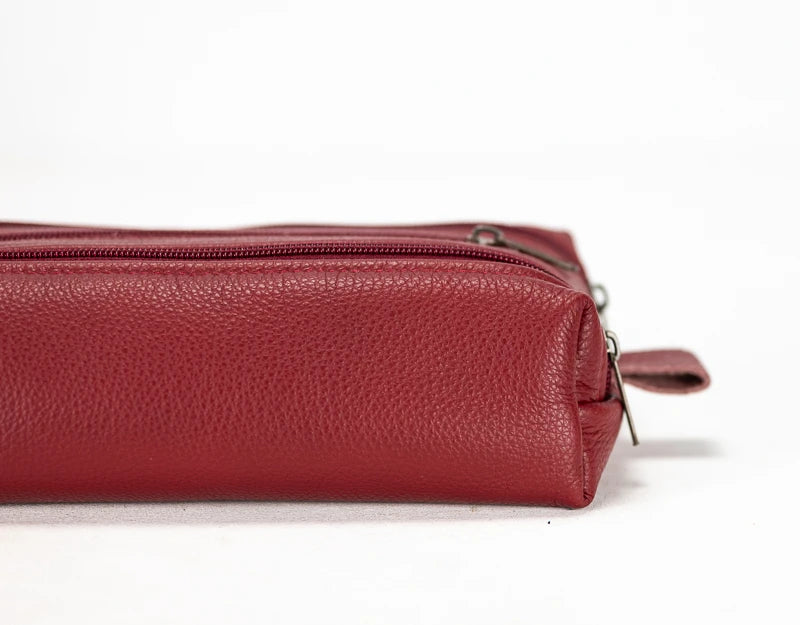 2Rec case - Deep red leather