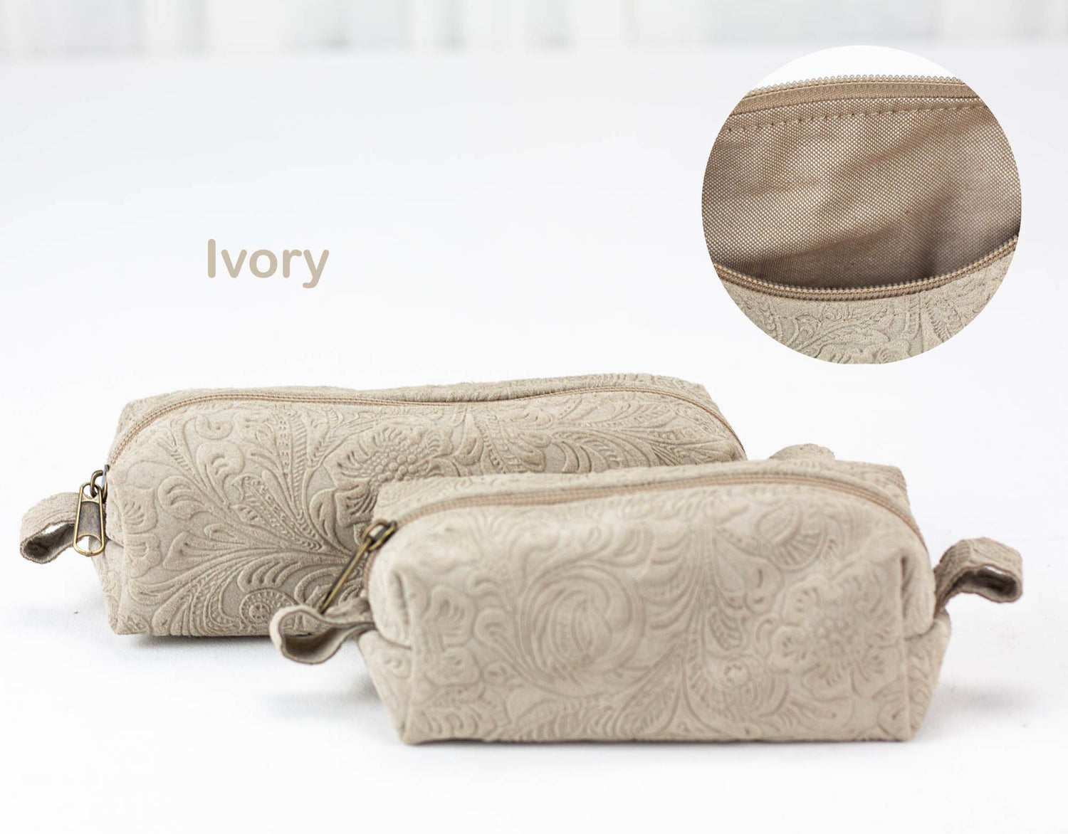 REC &amp; MINI Case - Floral Embossed Leather