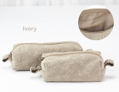 REC &amp; MINI Case - Floral Embossed Leather