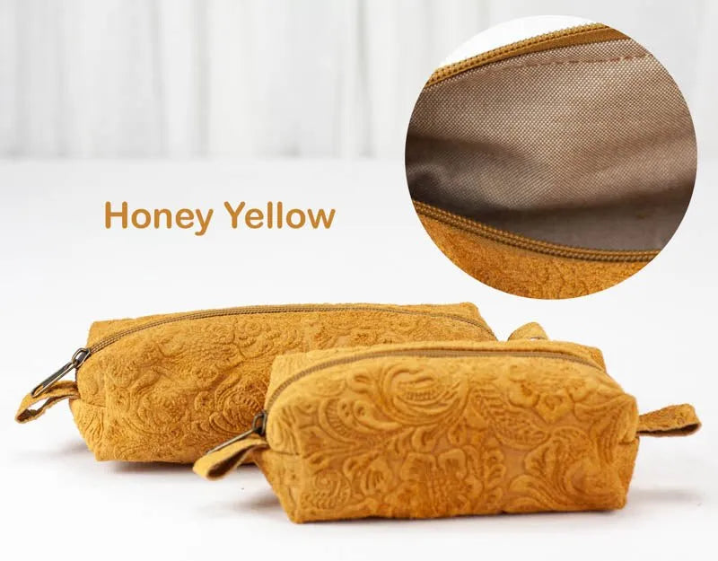 REC & Mini Rec case - Embossed floral leather - milloobags