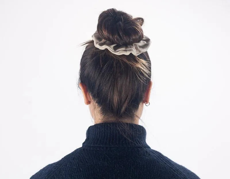 Genuine leather scrunchies - Earth tone colors - milloobags