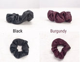 Genuine leather scrunchies - Various colors - milloobags
