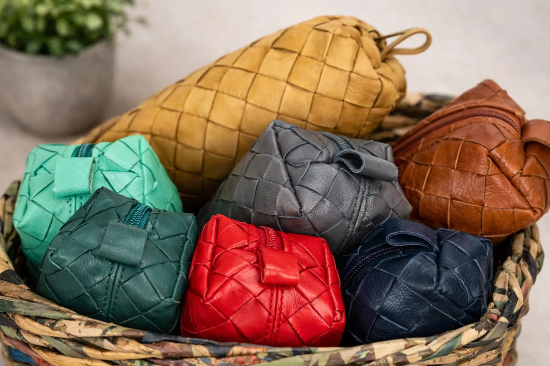 REC Case - Handwoven Sheepskin Leather