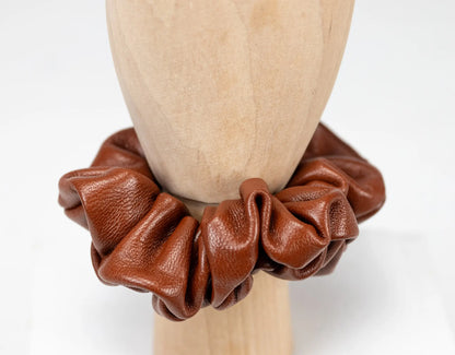 Leather Scrunchies