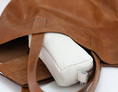Brick case - Offwhite Leather