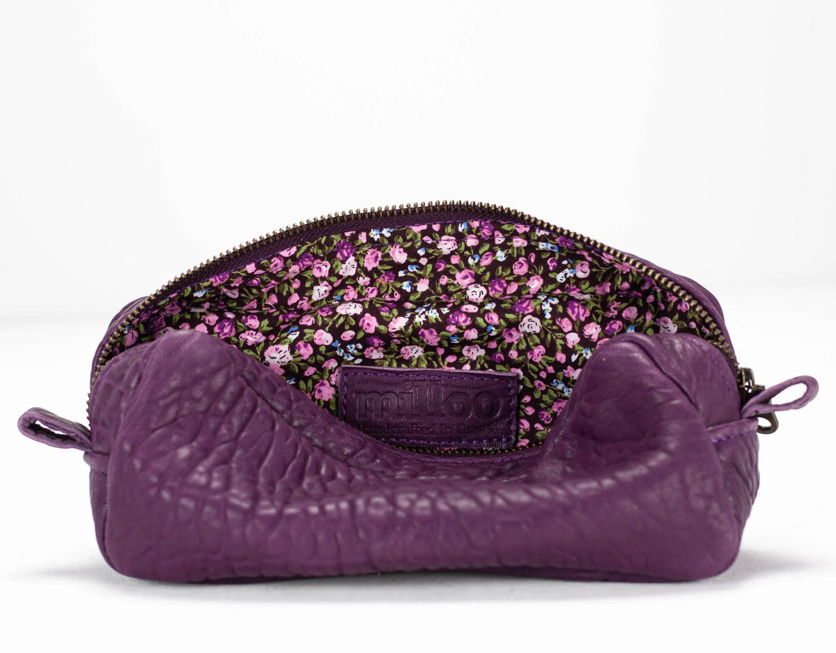 Brick case - Imperial purple leather