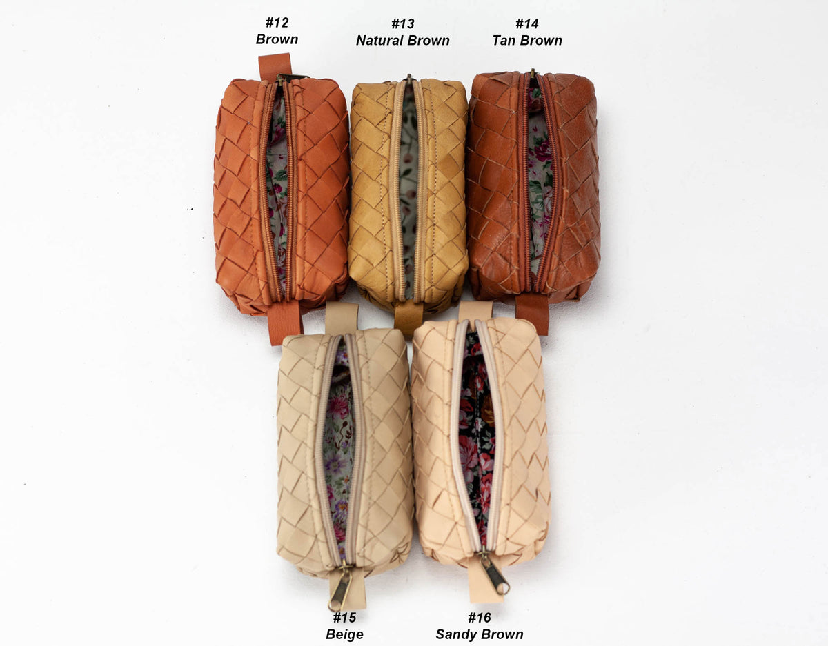 REC Mini case - Hand woven sheepskin in multiple colors