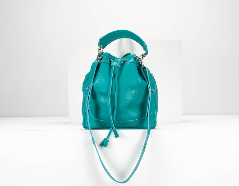 Danae bag - Turquoise leather