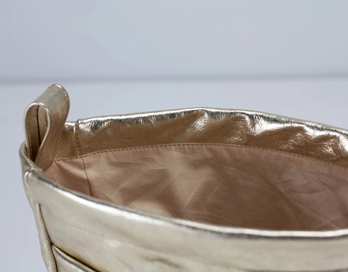 Purse Insert - Bronze, Gold or Silver leather