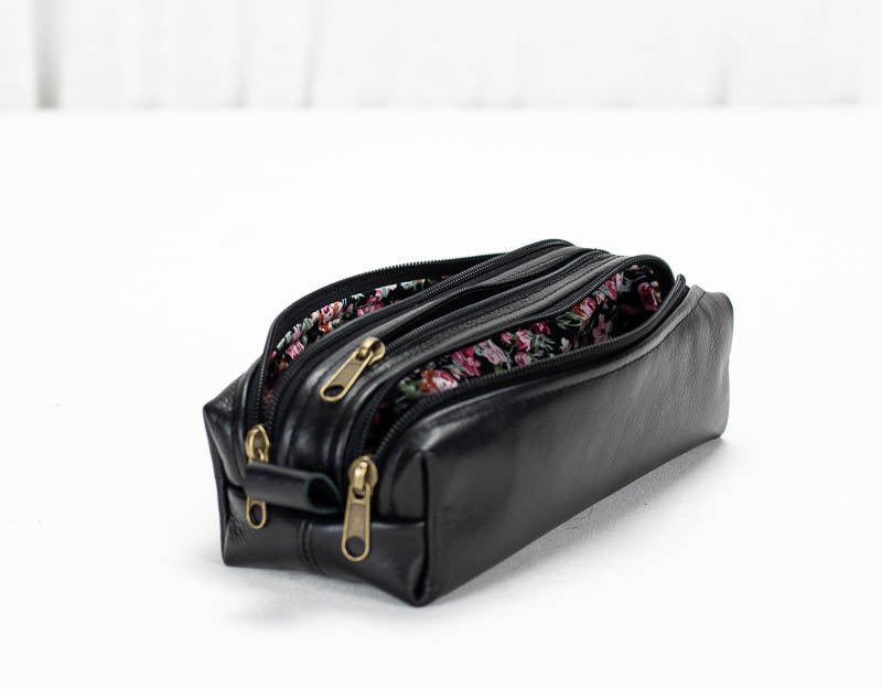 2REC Slim case - Black leather - milloobags